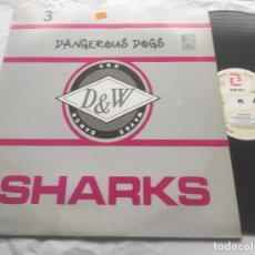 Discos de vinilo: SHARKS - DANGEROUS DOGS - MAXI
