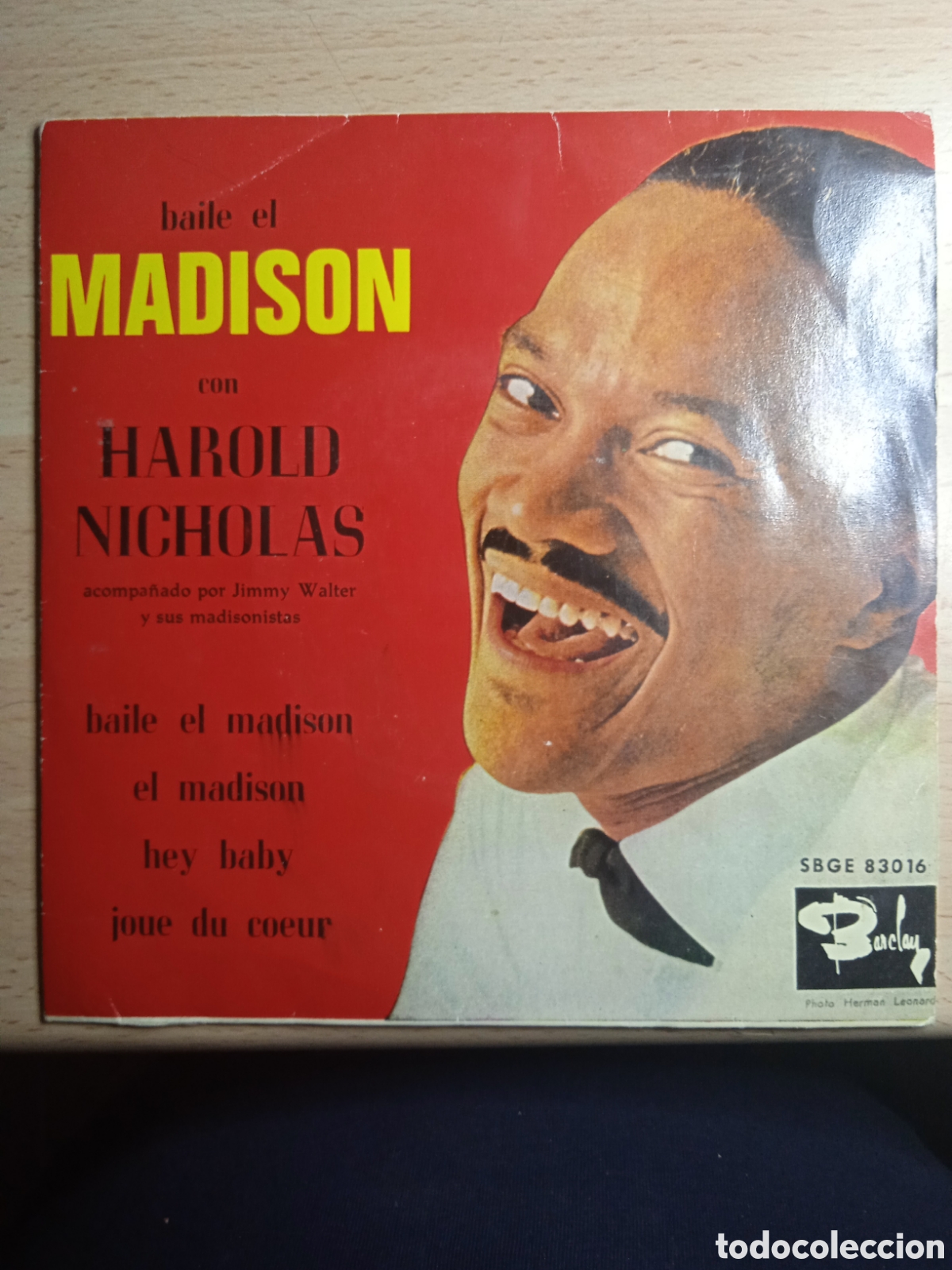 Discos de vinilo: EP 7&rdquo; Harold Nichol&aacute;s 1962.Baile el Madison. - Foto 1