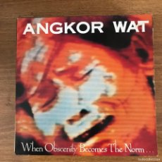 Discos de vinilo: ANGKOR WAT - WHEN OBSCENITY BECOMES THE NORM... AWAKE! - LP ROADRUNNER 1989. Lote 366791686
