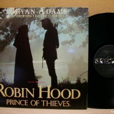 Discos de vinilo: BRYAN ADAMS EVERYTHING I DO, I DO IT FOR YOU LP BSO ROBIN HOOD. Lote 366795751