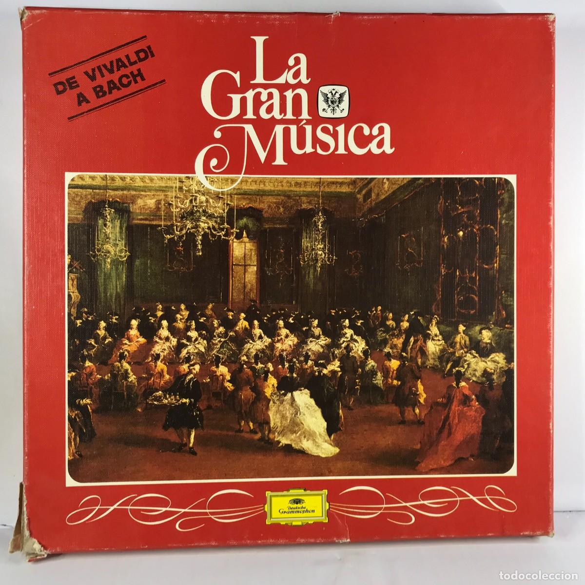 Discos de vinilo: La Gran M&uacute;sica ● De Vivaldi A Bach ● 4 x Vinyl, LP, Compilation - Box Set- SIN LIBRETO