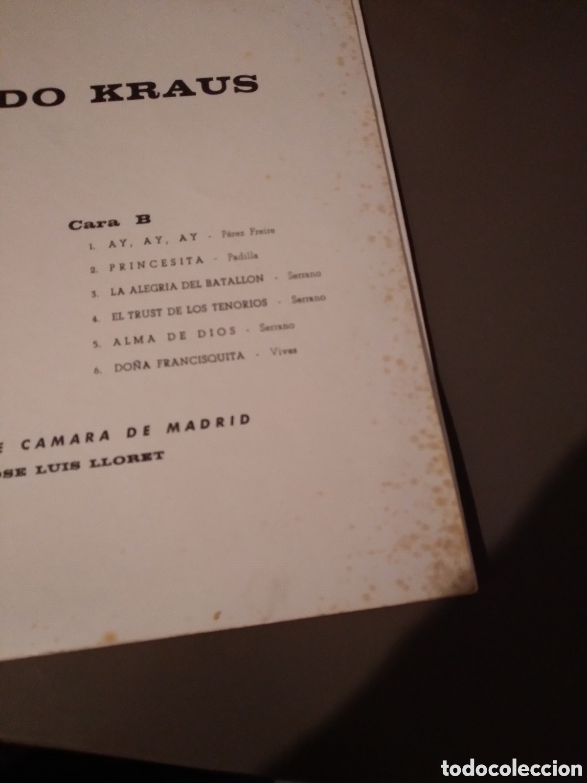 Discos de vinilo: ALFREDO KRAUS-LP VINILO- - Foto 3