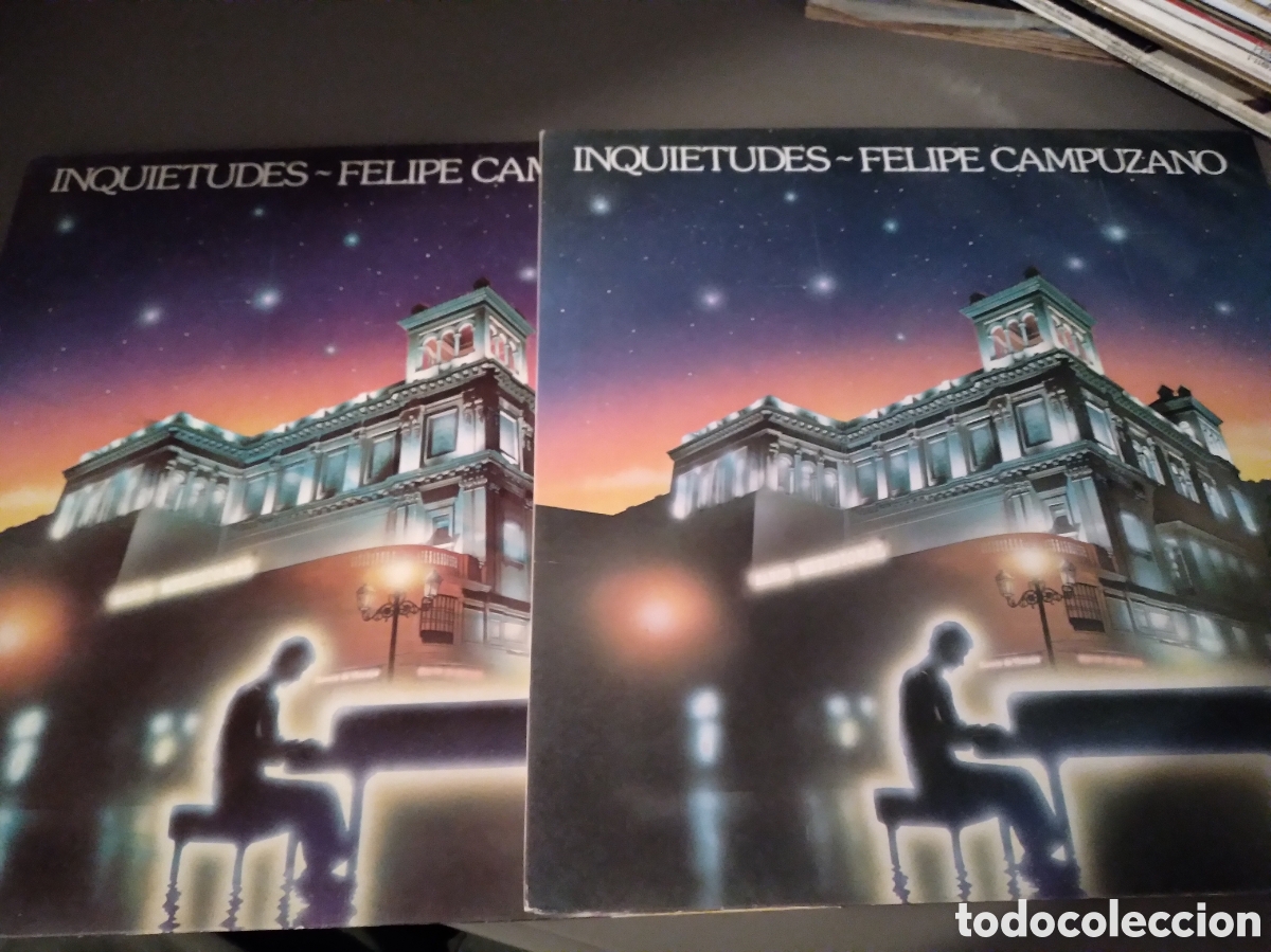 Disques de vinyle: FELIPE CAMPUZANO-VOL 1 Y VOL. 2-INQUIETUDES-PROMOCIONAL BANCO DE VIZCAYA-LP VINILO-