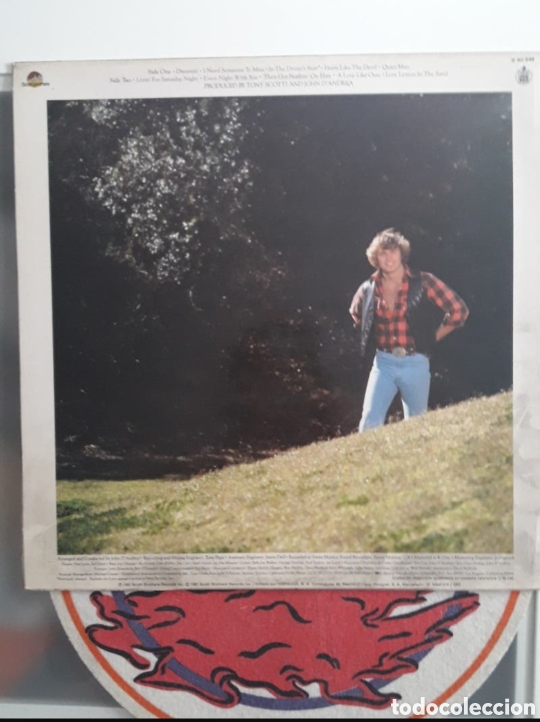 Discos de vinilo: Lp John Schneider. Quiet Man (sin usar) - Foto 2
