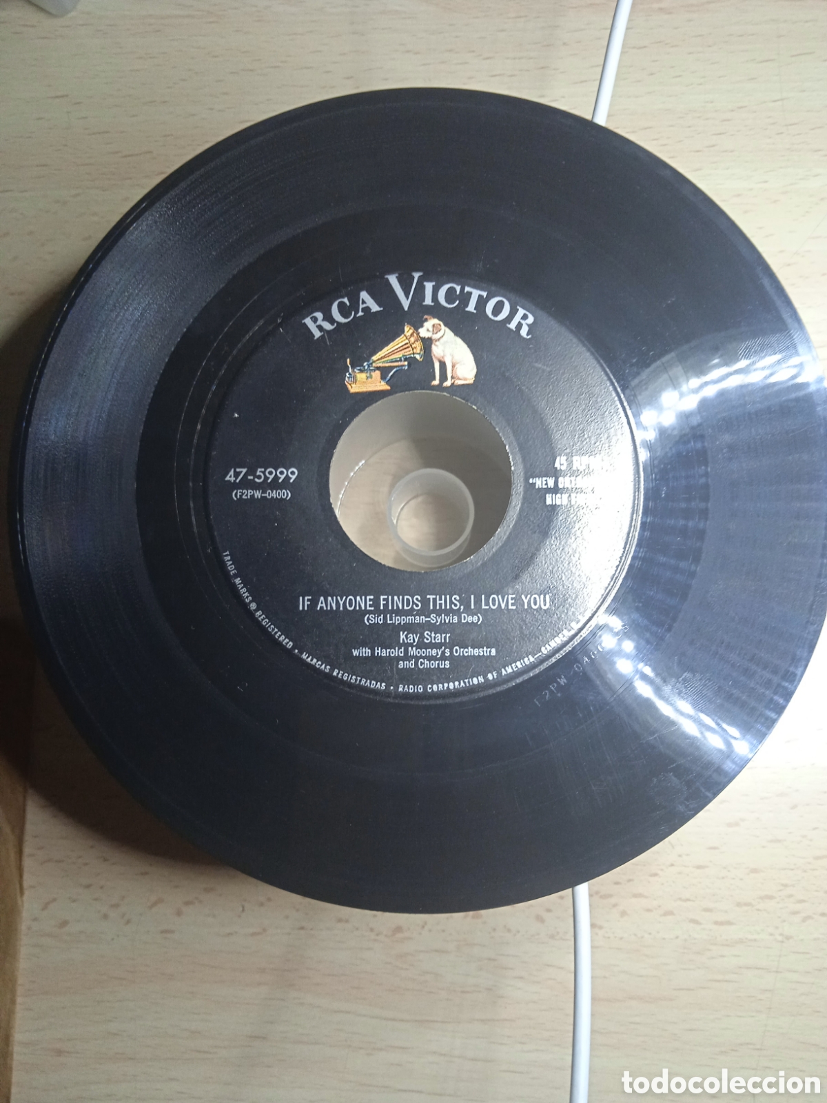 Discos de vinilo: Single 7&rdquo; Kay Starr. USA.Turn Right. - Foto 3