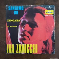 Discos de vinilo: IVA ZANECCHI - FESTIVAL DE SAN REMO 1969. Lote 366860106
