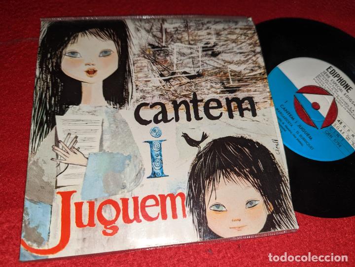 Vinyl records: SALVADOR ESCAMILLA Margarideta/El burriquet +2 EP 7'' 1962 CANTEM JUGUEM Can&ccedil;ons catalanes infants