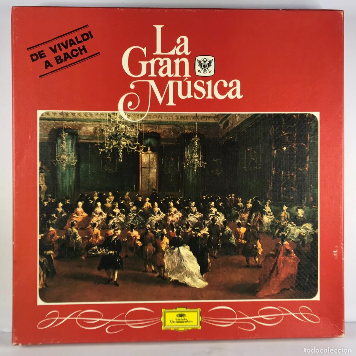 Discos de vinilo: La Gran M&uacute;sica ● De Vivaldi A Bach ● 4 x Vinyl, LP, Compilation - Box Set- INCLUYE LIBRETO