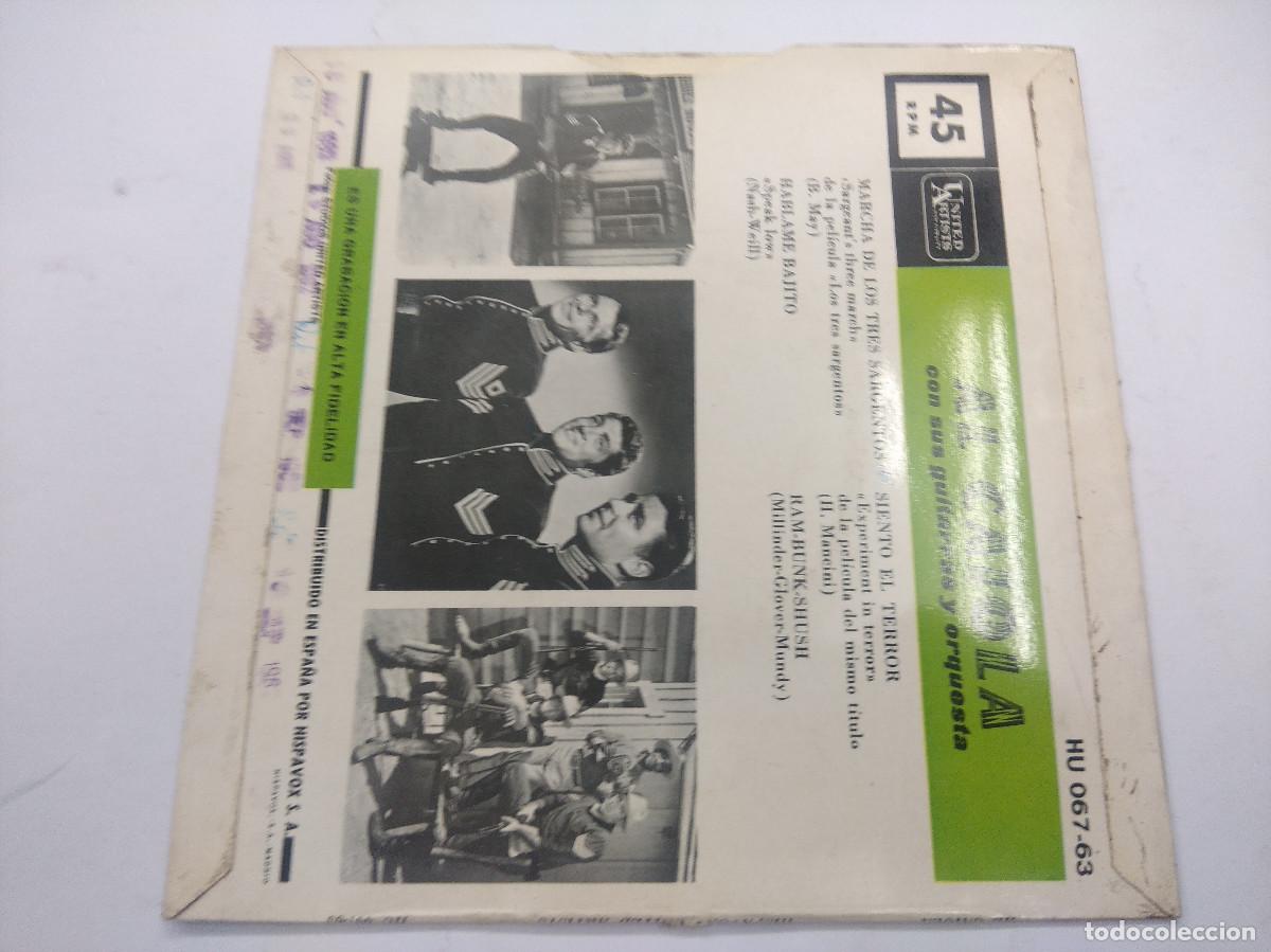 Discos de vinilo: LOS TRES SARGENTOS/AL CAIOLA/SINGLE. - Foto 3