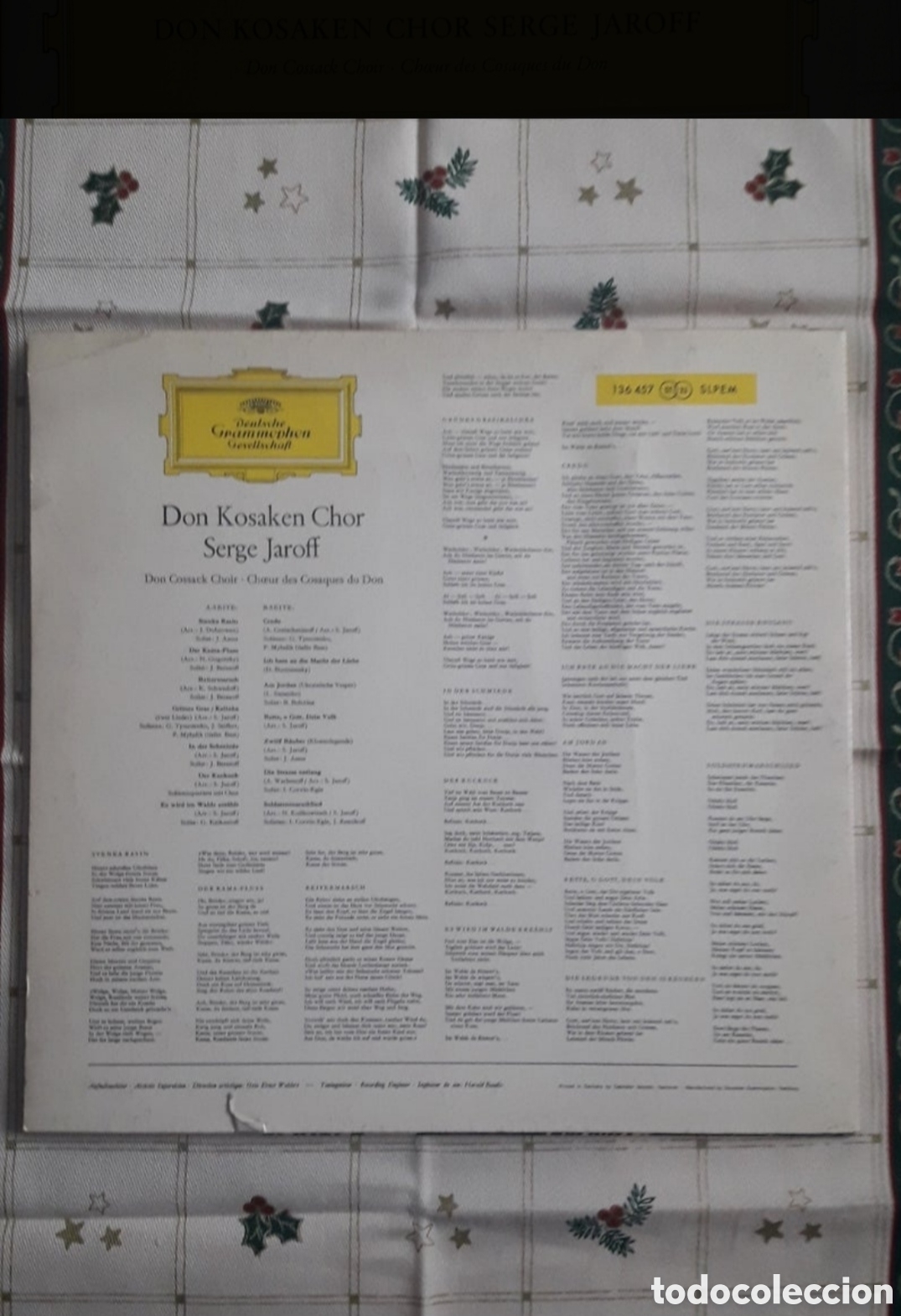 Discos de vinilo: Lp Don Kosaken Chor Serge Jaroff - Foto 2