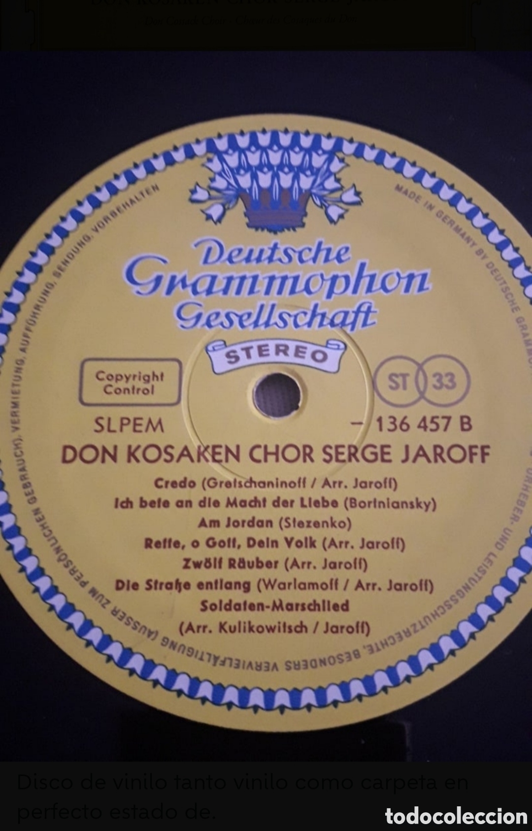 Discos de vinilo: Lp Don Kosaken Chor Serge Jaroff - Foto 4