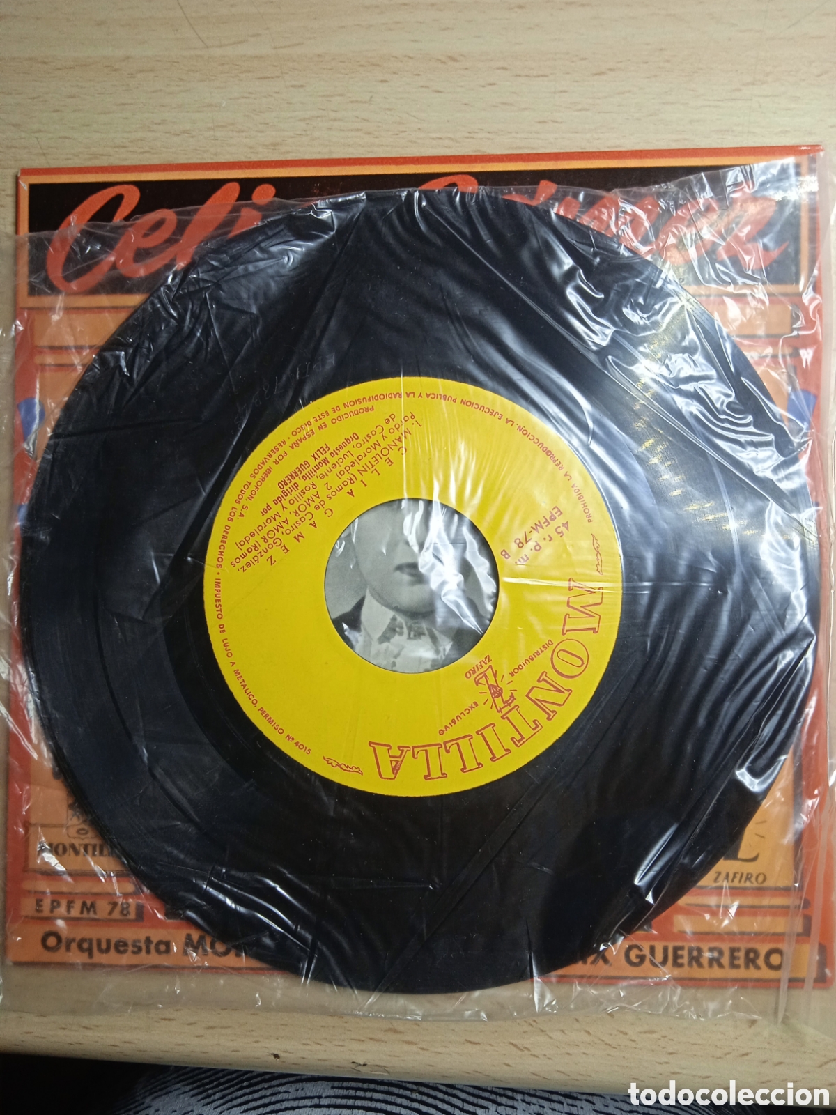 Discos de vinilo: EP 7&rdquo; Celia Gamez 1962 Chotis. Nuevo!!! - Foto 3