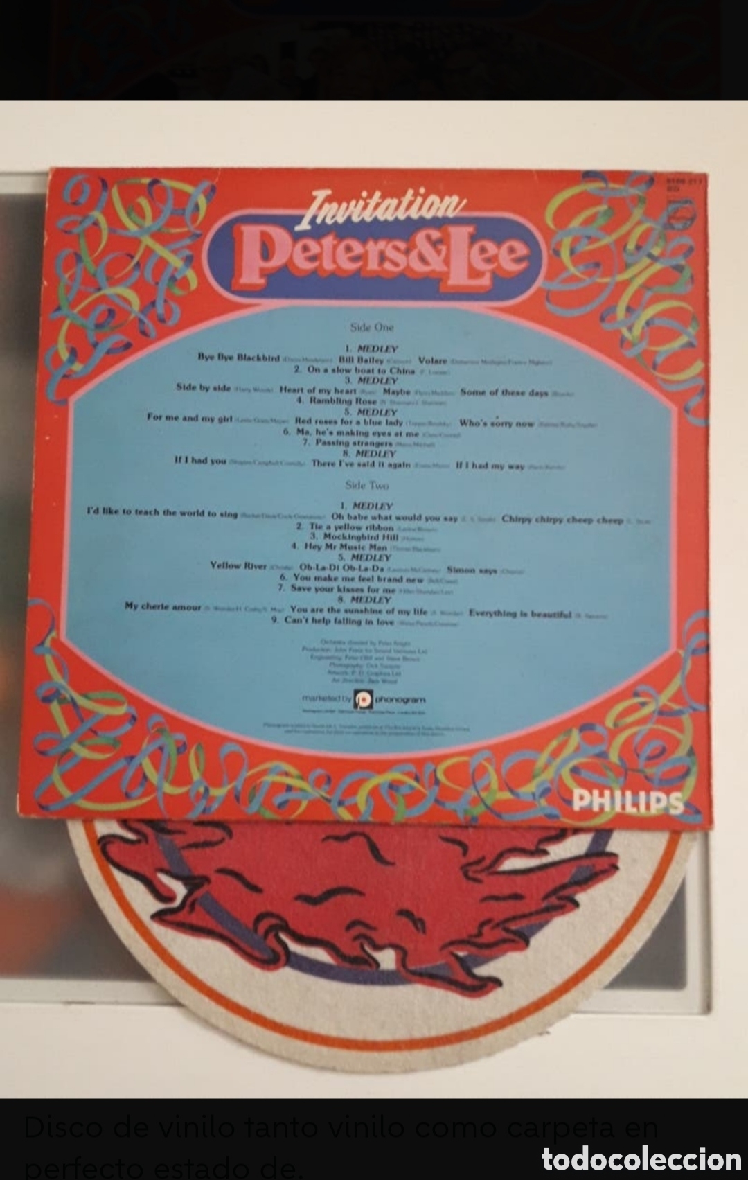 Discos de vinilo: Lp Peters & Lee. Invitation - Foto 2