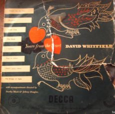 Discos de vinilo: LO PRIMERO DE DAVID WHITFIELD EN 1950