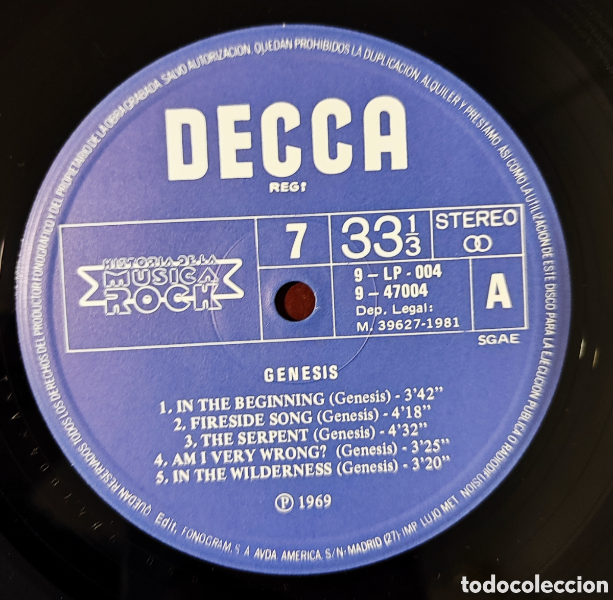 Discos de vinilo: GENESIS - HISTORIA DE LA MUSICA ROCK - Foto 2