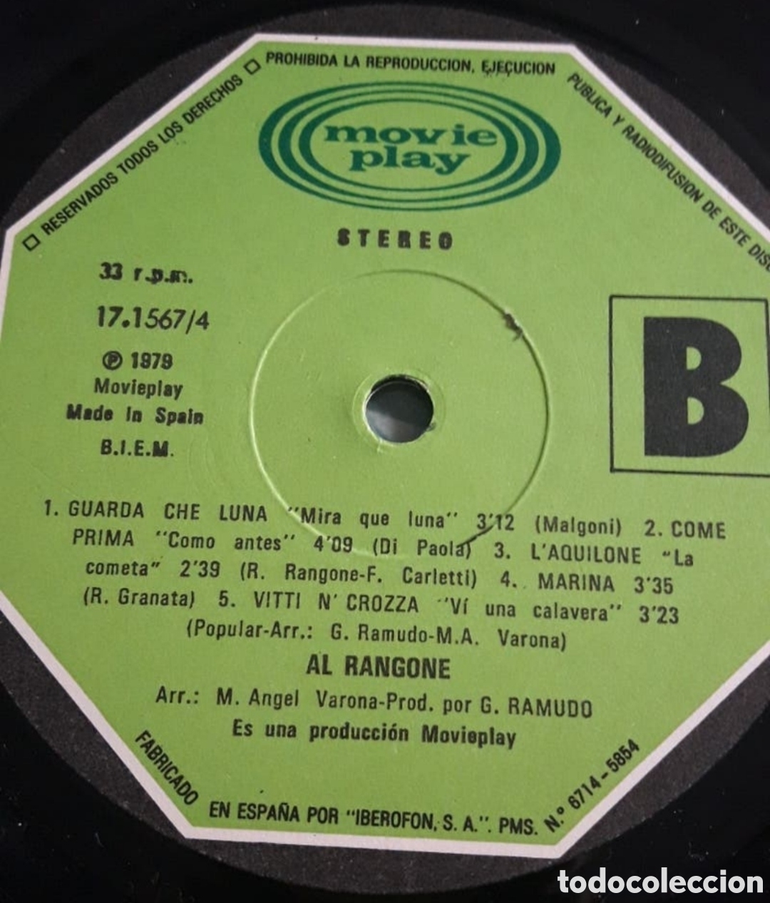 Discos de vinilo: Lp Al Rangone - Foto 4