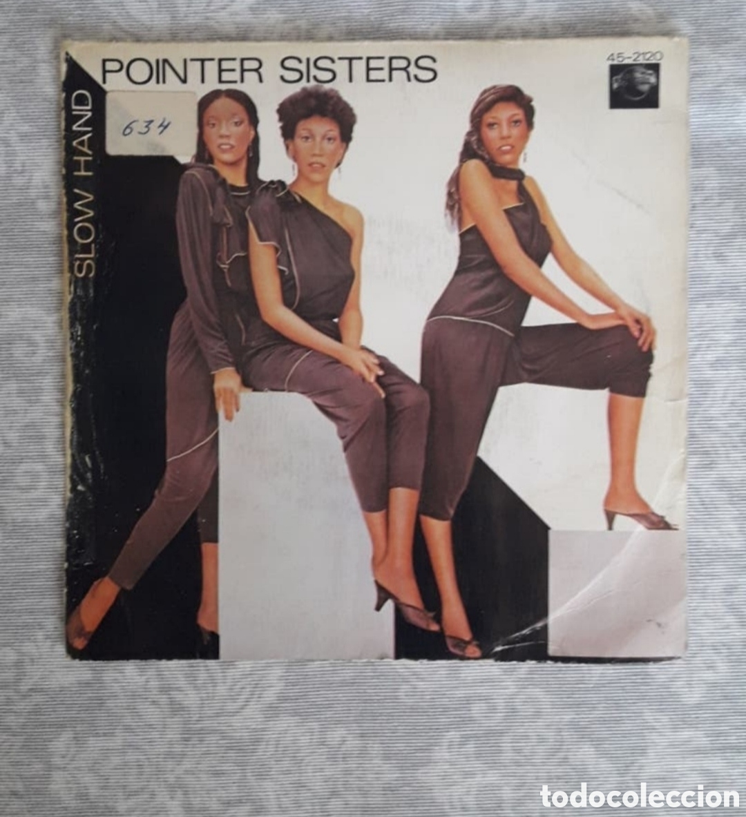Discos de vinilo: Single Pointer Sisters. Slow Hand - Foto 1