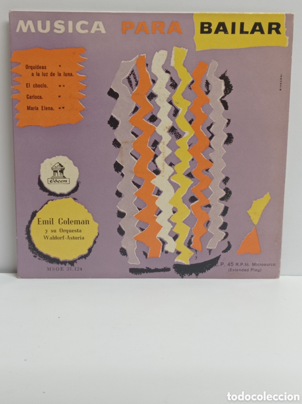 Discos de vinilo: EMIL COLEMAN, ORQUIDEAS A LA LUZ DE LA LUNA (ODEON 195?) - Foto 1