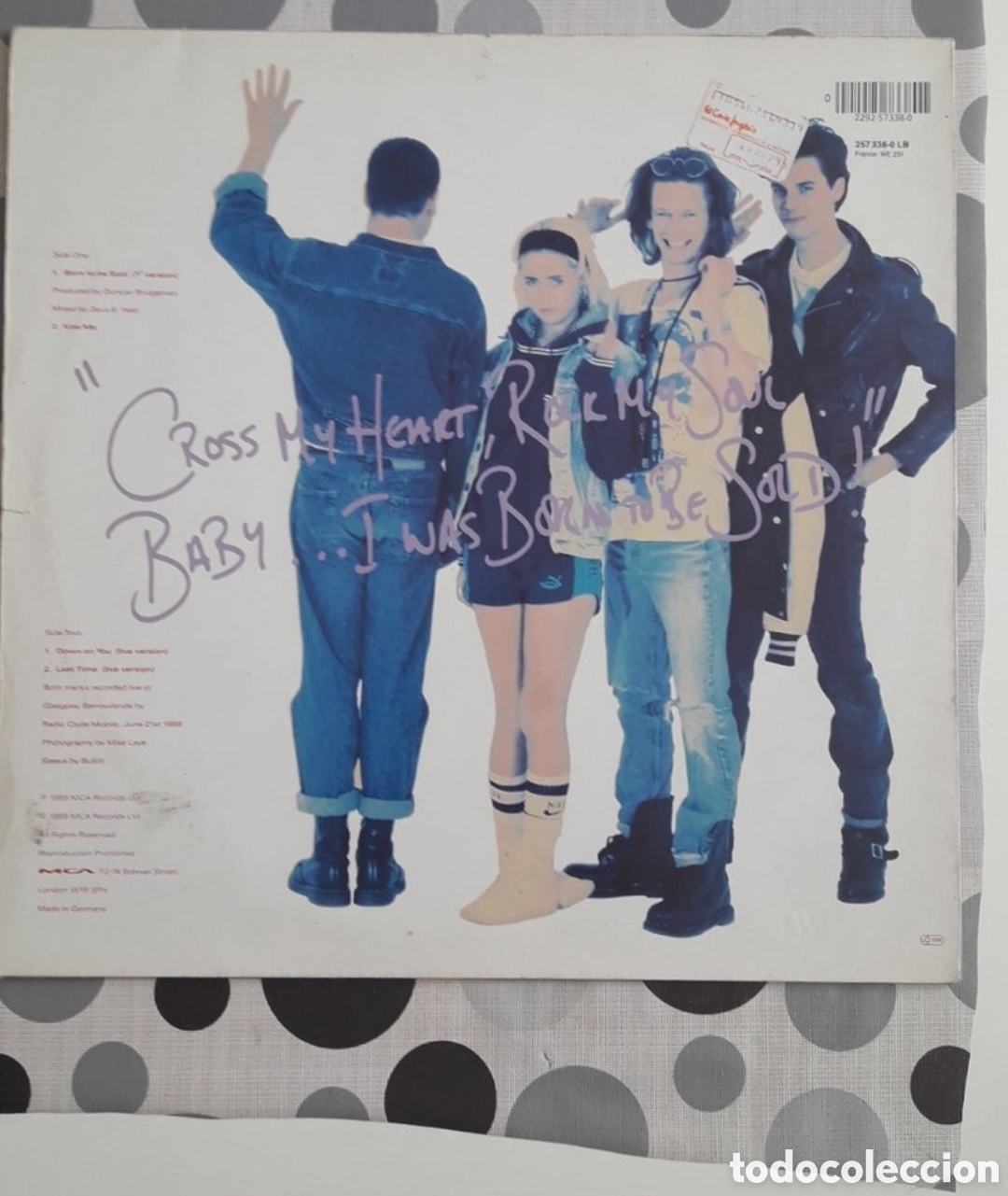 Discos de vinilo: Maxi single Transvision Vamp. Born to be sold - Foto 2