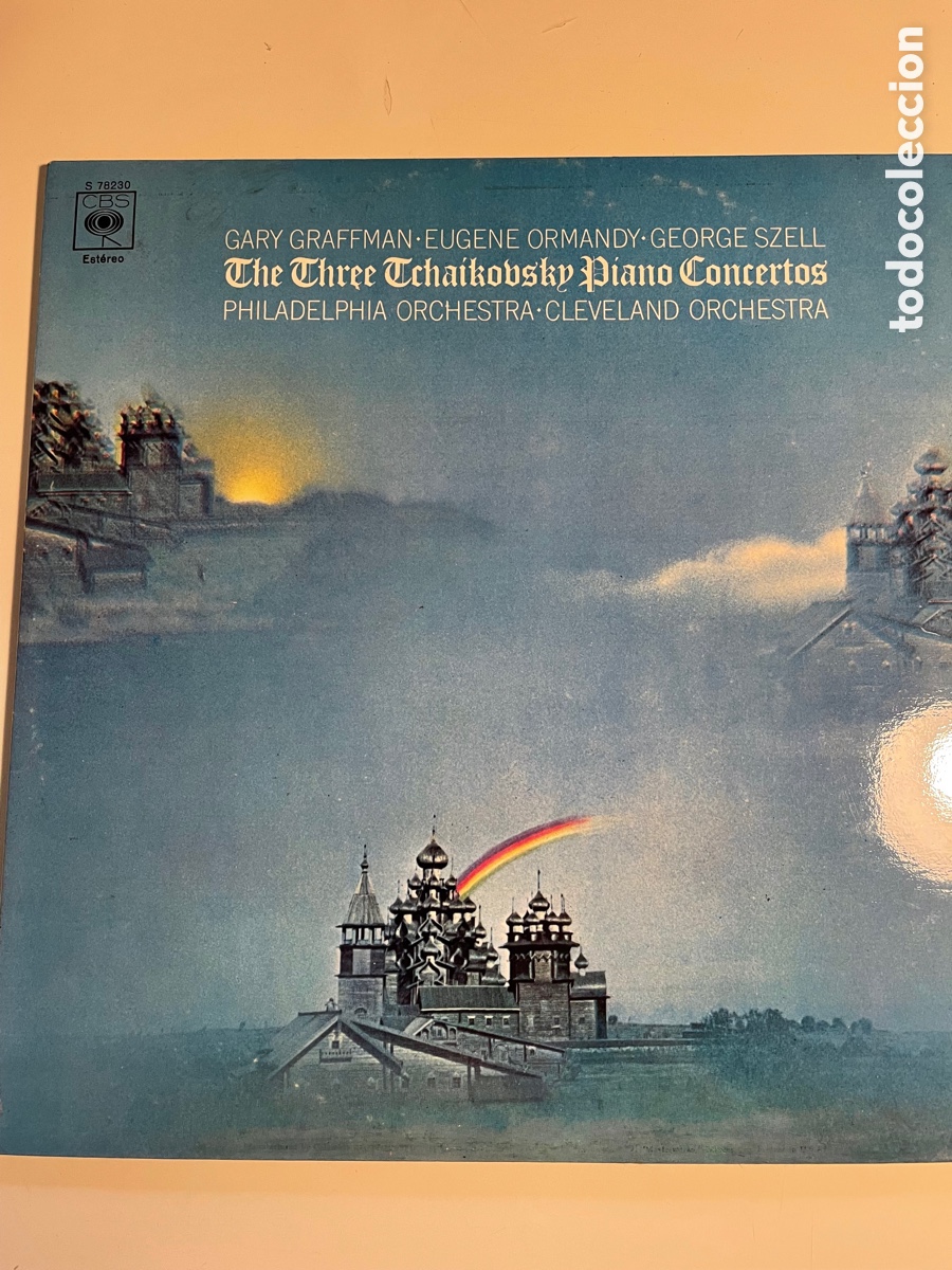Discos de vinil: Los tres conciertos para piano de Tchaikovsly