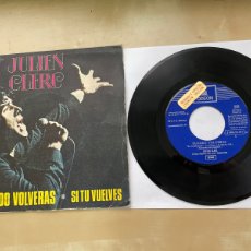 Discos de vinilo: JULIEN CLERC - CUANDO VOLVERAS / SI TU VUELVES 7” SINGLE VINILO 1969 SPAIN PROMO. Lote 367035671