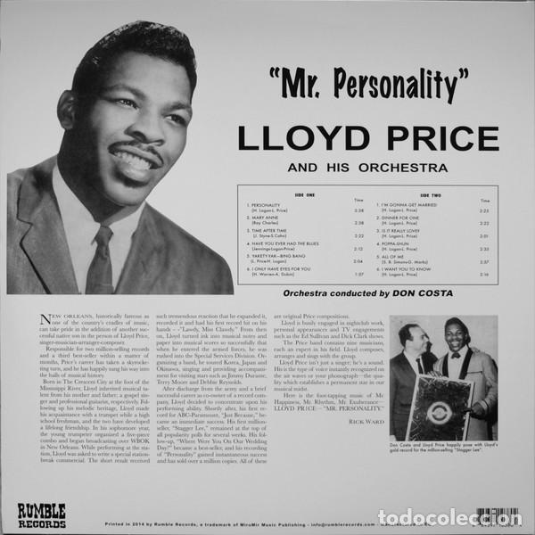 Discos de vinilo: Lloyd Price &lrm;&ndash; Mr. &rdquo;Personality&rdquo; - LP - Foto 2