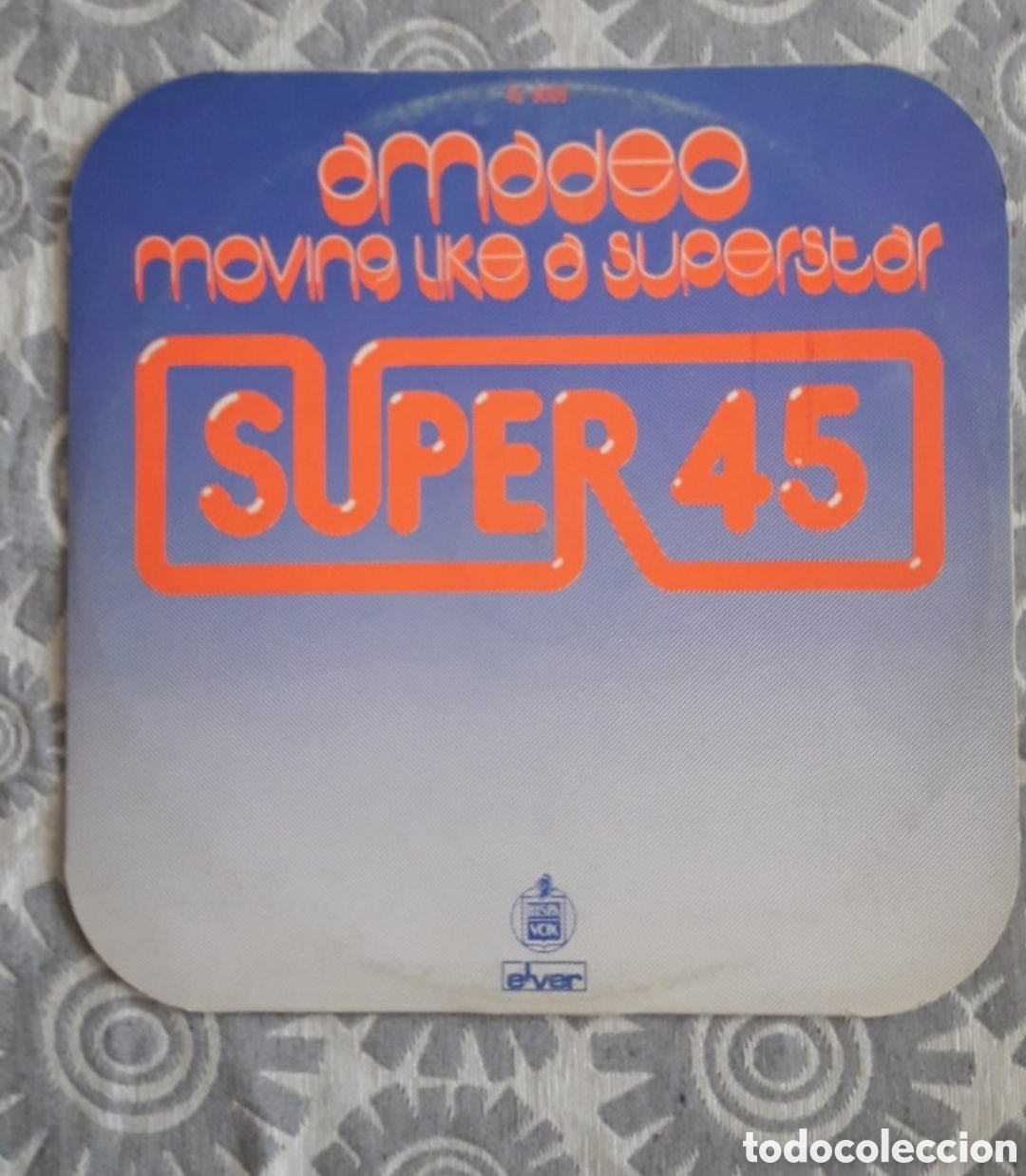 Discos de vinilo: Maxi single Amadeo. Moving Like A Superstar - Foto 1