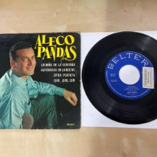 Discos de vinilo: PROMO ALECO PANDAS - LA NIÑA DE LA VENTANA +3 EP 7” SINGLE VINILO 1962 SPAIN. Lote 367059766