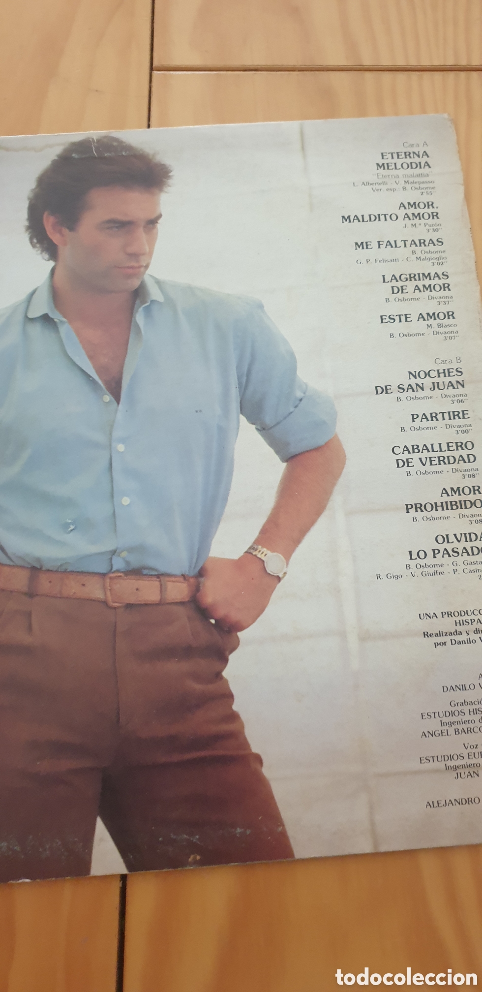 Discos de vinilo: Disco vinilo Bert&iacute;n Osborne.Tal como soy - Foto 2