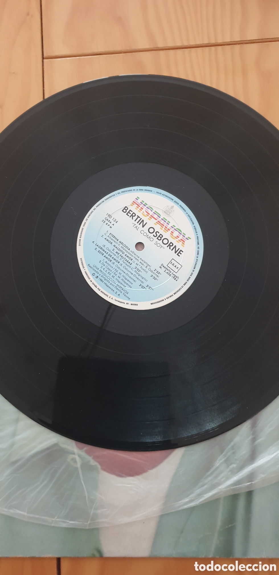 Discos de vinilo: Disco vinilo Bert&iacute;n Osborne.Tal como soy - Foto 5
