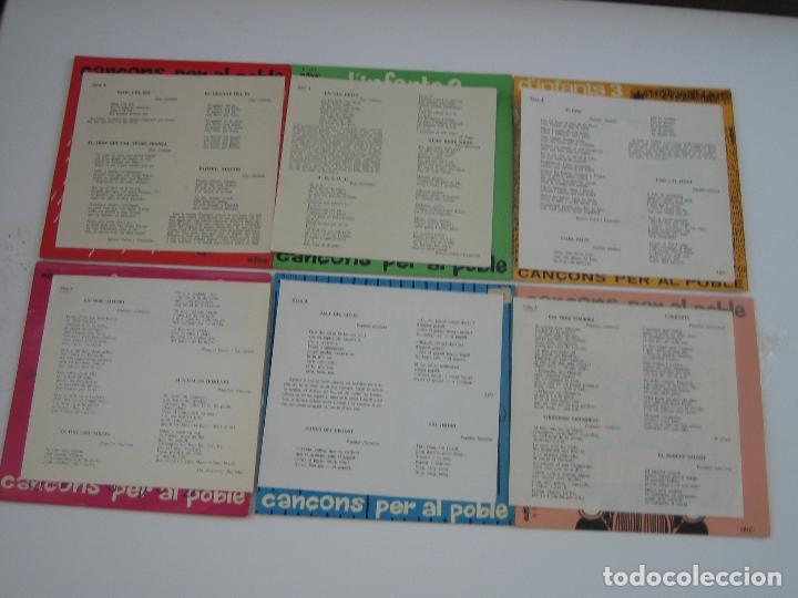 Discos de vinilo: LOTE DE 6 DISCOS CAN&Ccedil;ONS PER AL POBLE (COMPLETOS) - Foto 2
