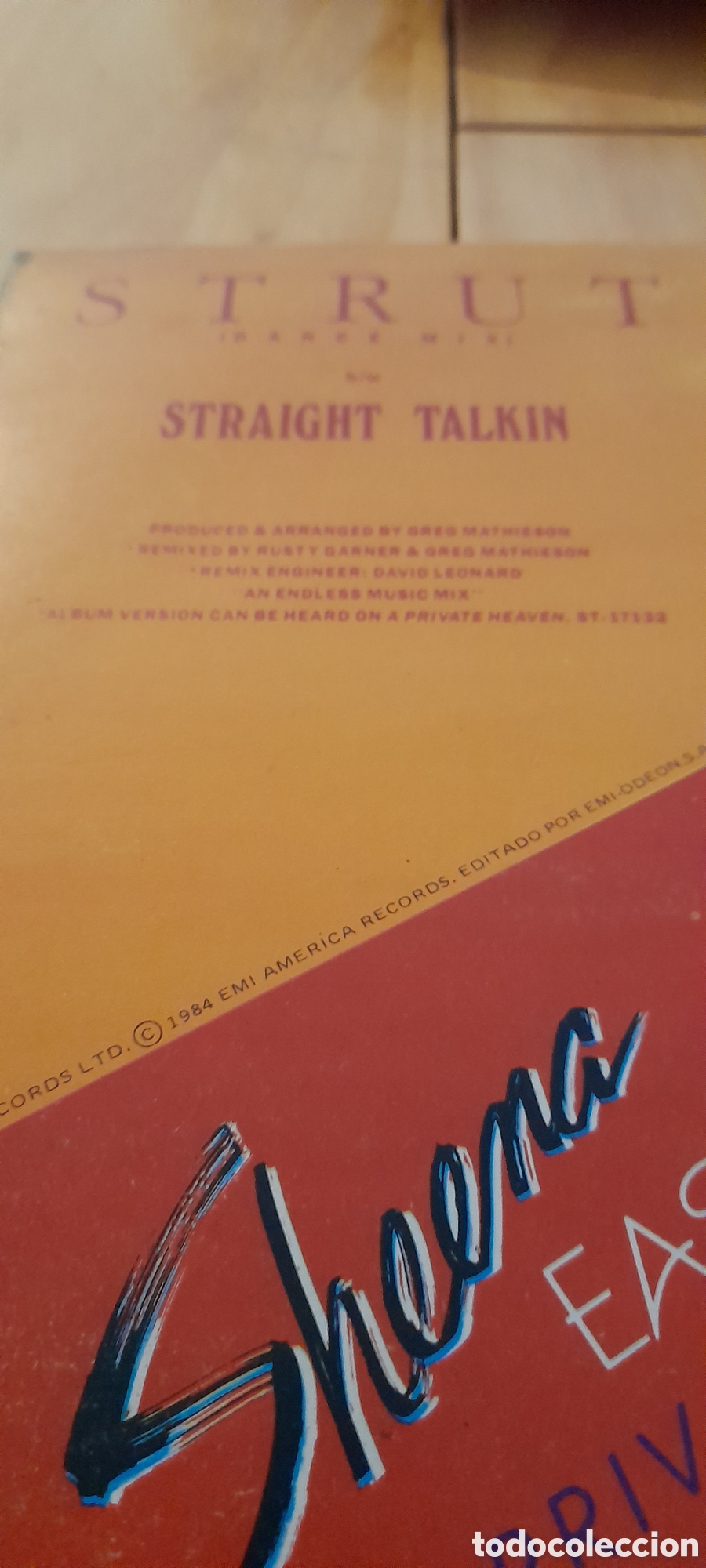 Discos de vinilo: Disco vinilo Sheena Easton.Strut. - Foto 3