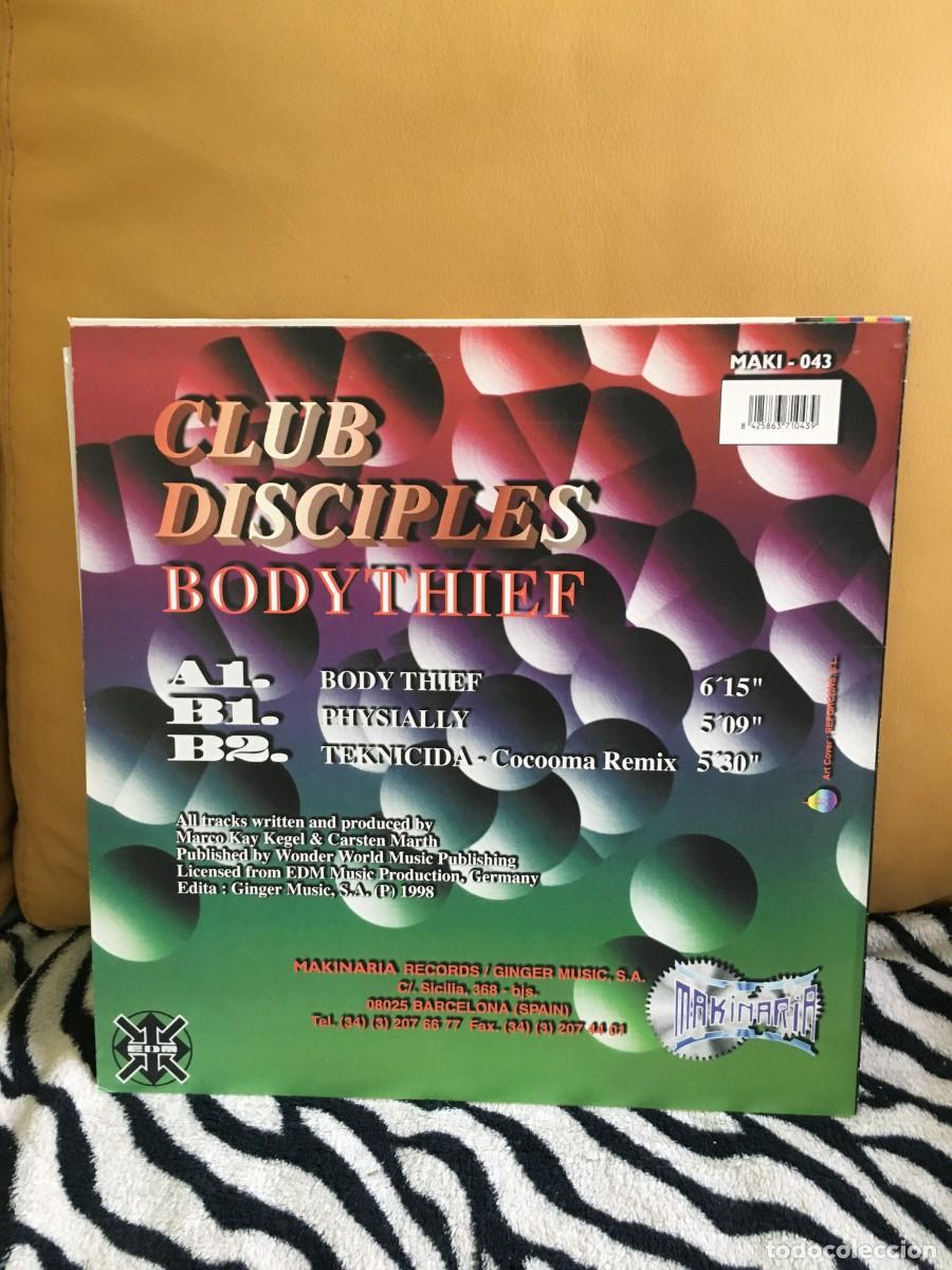 Discos de vinilo: Club Disciples &lrm;&ndash; Bodythief - Foto 2