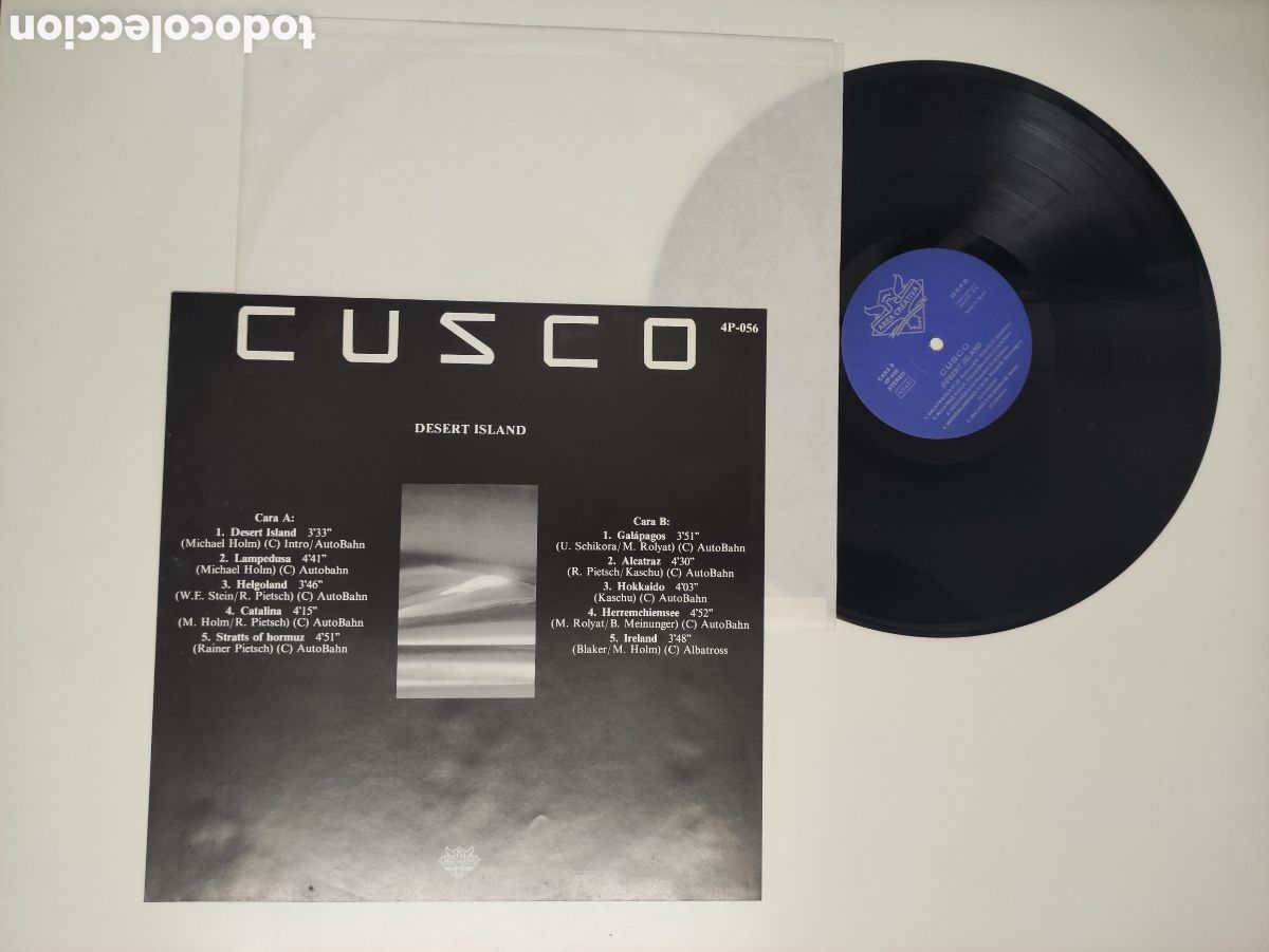 Discos de vinilo: Cusco &ndash; Desert Island - Area Creativa &ndash; 4P-056 - 1991 - Foto 3