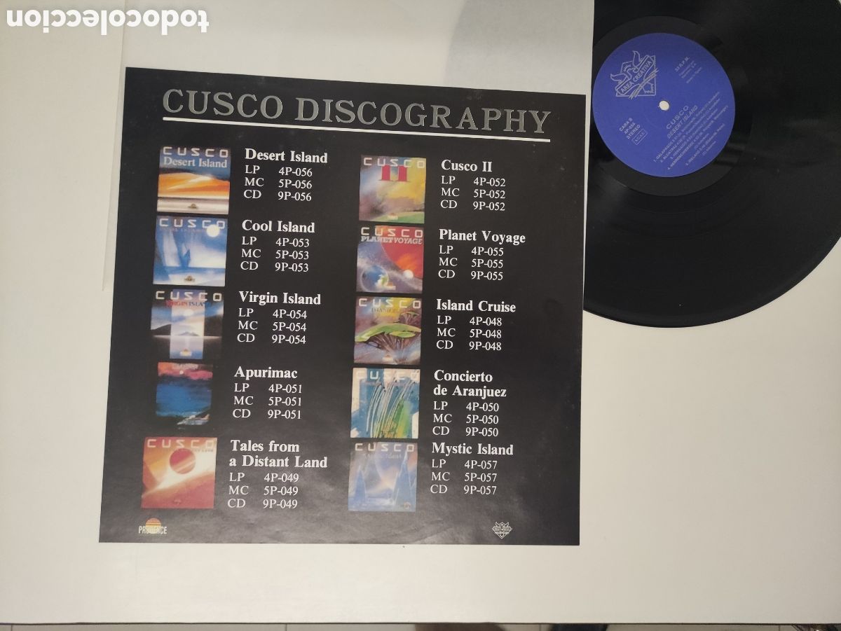Discos de vinilo: Cusco &ndash; Desert Island - Area Creativa &ndash; 4P-056 - 1991 - Foto 4