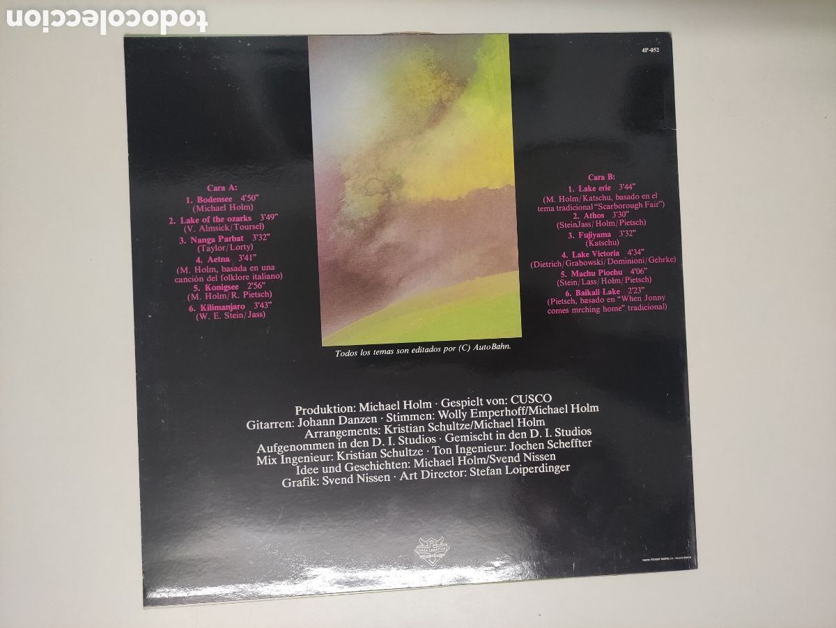 Discos de vinilo: Cusco &ndash; Cusco II - Area Creativa &ndash; 4P-052 - 1991 - Foto 2