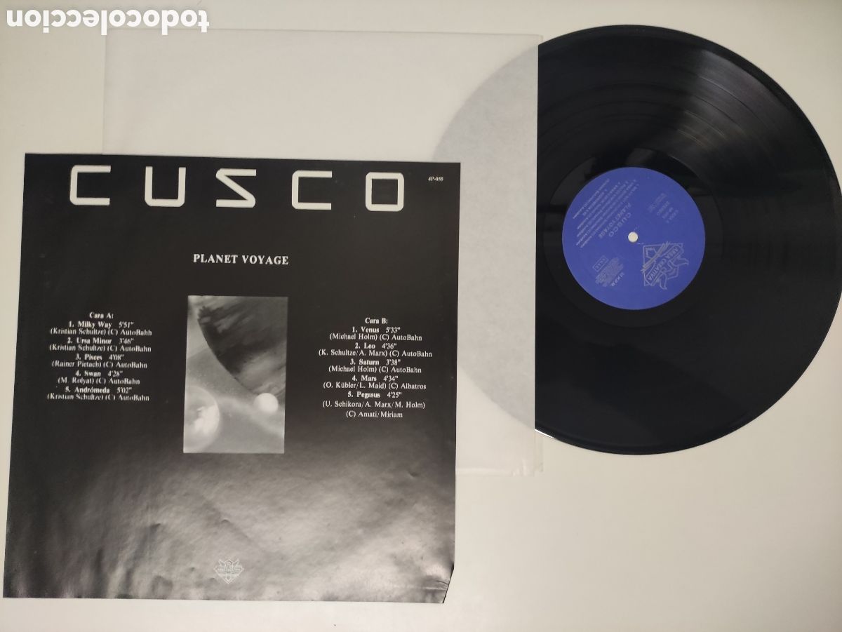Discos de vinilo: Cusco - Planet Voyage - Area Creativa &ndash; 4P 055 - 1991 - Foto 3