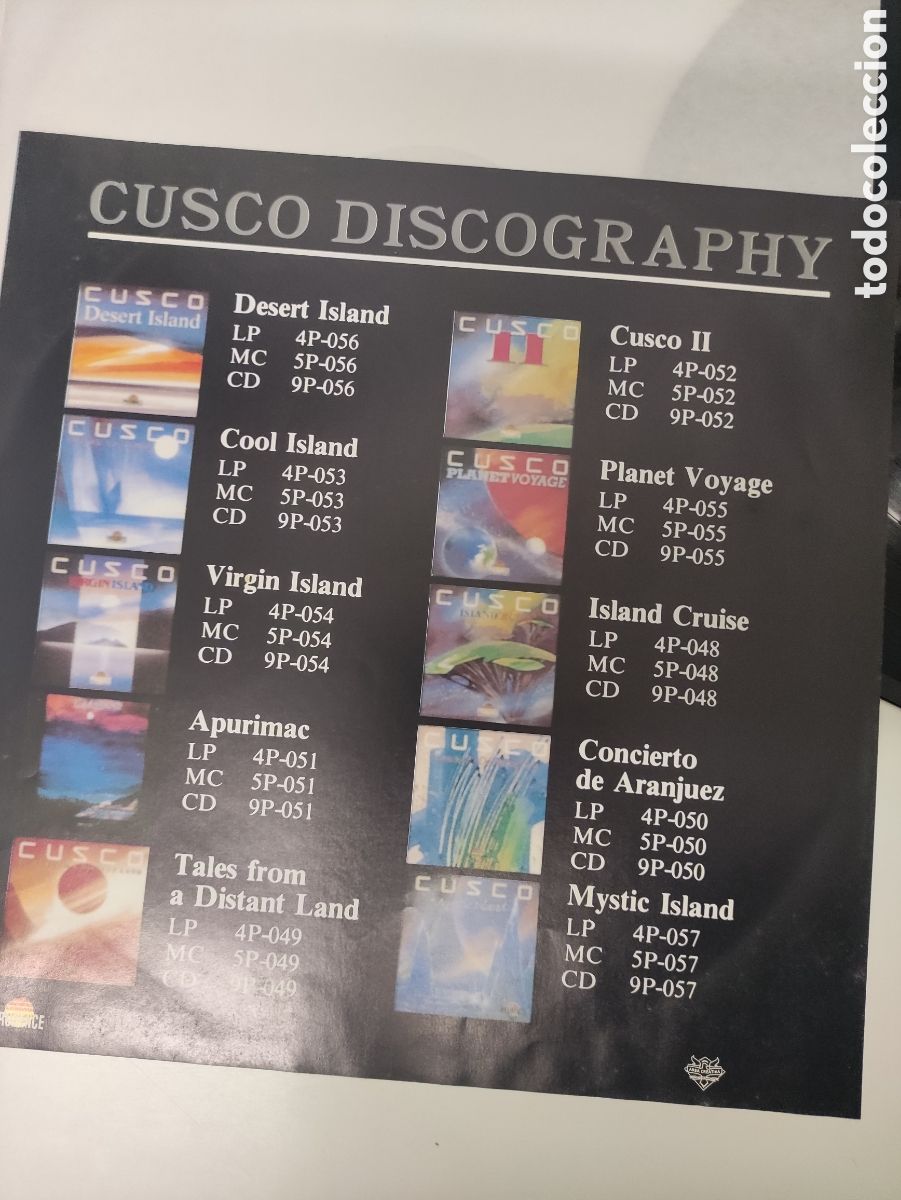 Discos de vinilo: Cusco - Planet Voyage - Area Creativa &ndash; 4P 055 - 1991 - Foto 4