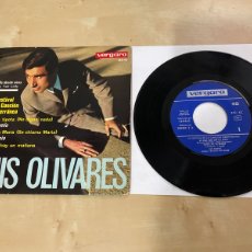 Discos de vinilo: LUIS OLIVARES - NO DIGAS NADA +3 VII FESTIVAL MEDITERRÁNEO EP 7” SINGLE VINILO 1965 SPAIN VERGARA. Lote 367106886