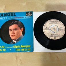 Discos de vinilo: MANUEL - ADIOS A LA ISLA +3 EP 7” SINGLE VINILO 1965 SPAIN PROMO FESTIVAL MENORQUINA