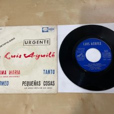 Discos de vinilo: LUIS AGUILÉ - SE LLAMA MARIA +3 EP VII FESTIVAL MEDITERRÁNEA URGENTE 7” SINGLE VINILO 1965 SPAIN. Lote 367108796