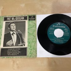 Discos de vinilo: PAT MC GEEGAN - CHANCE OF A LIFETIME / CANCIÓN IRLANDESA EUROVISIÓN 1968 / DON’T LAUGH AT ME PROMO. Lote 367113851