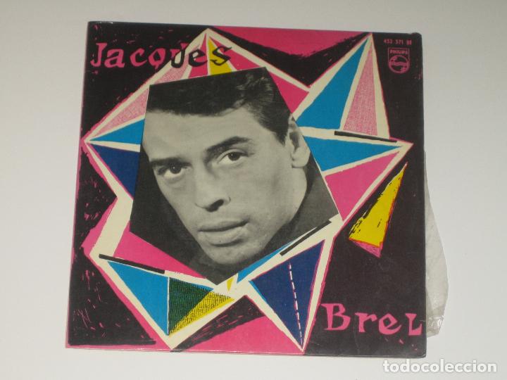 Discos de vinilo: JACQUES BREL - ED. ESPA&Ntilde;OLA 1960 - Foto 1