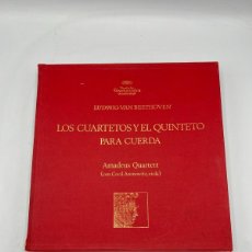 Discos de vinilo: BOX LP. LOS CUARTETOS Y EL QUINTETO PARA CUERDA. LUDWIGVAN BEETHOVEN. AMADEUS QUARTETT.