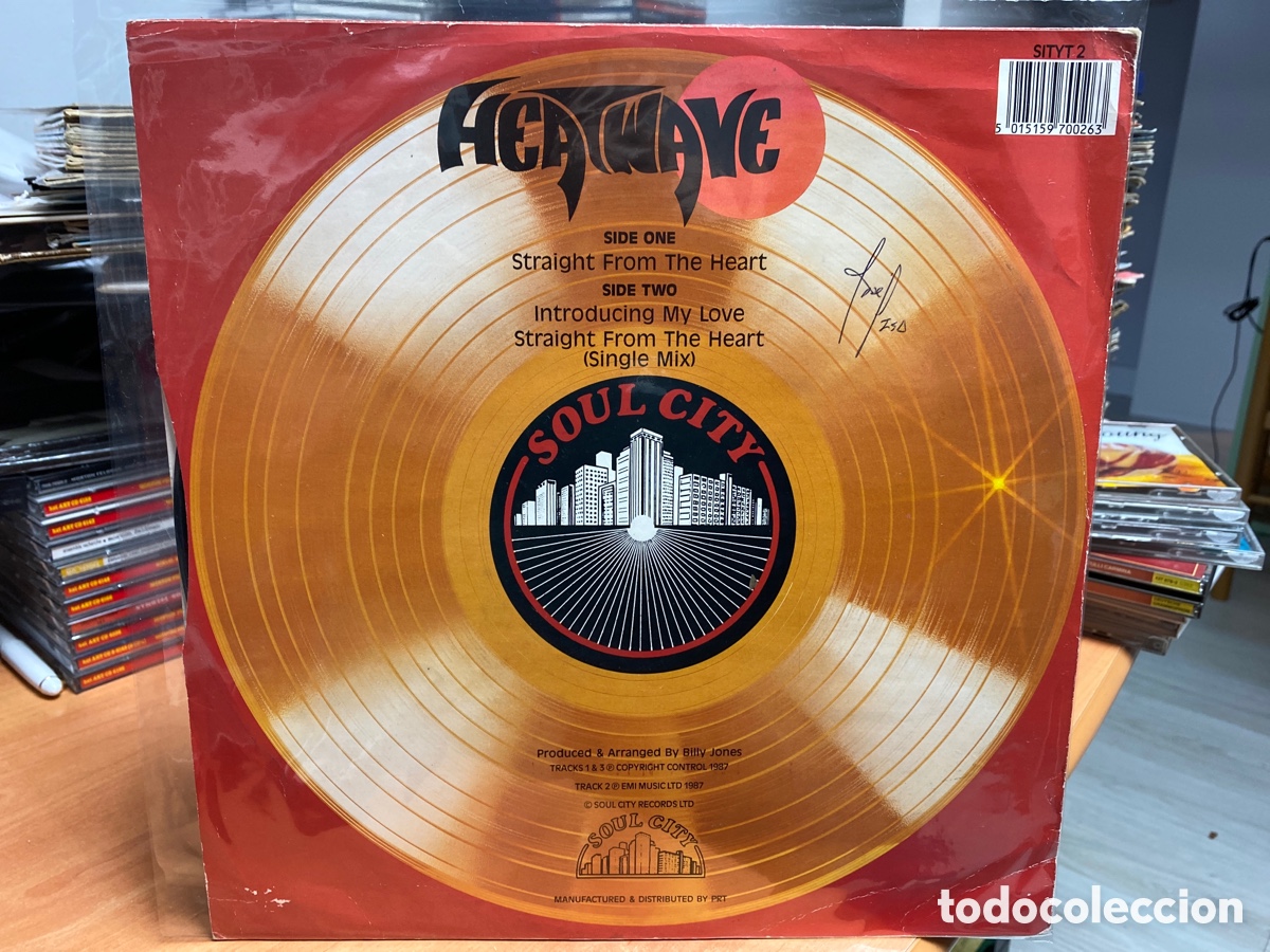 Discos de vinilo: Heatwave - Straight From The Heart (12&rdquo;) - Foto 2