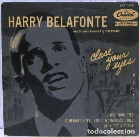 Discos de vinilo: HARRY BELAFONTE - CIERRAS LOS OJOS - SINGLE - Foto 1