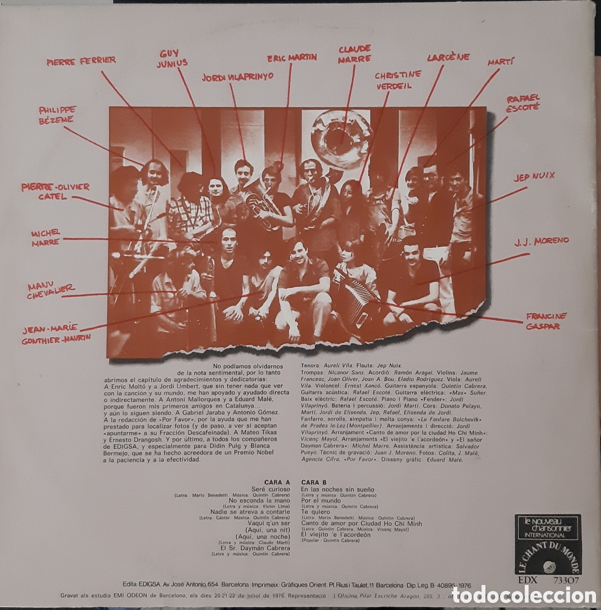Discos de vinilo: De qu&eacute; se r&iacute;e? LP. Quint&iacute;n Cabrera. - Foto 3