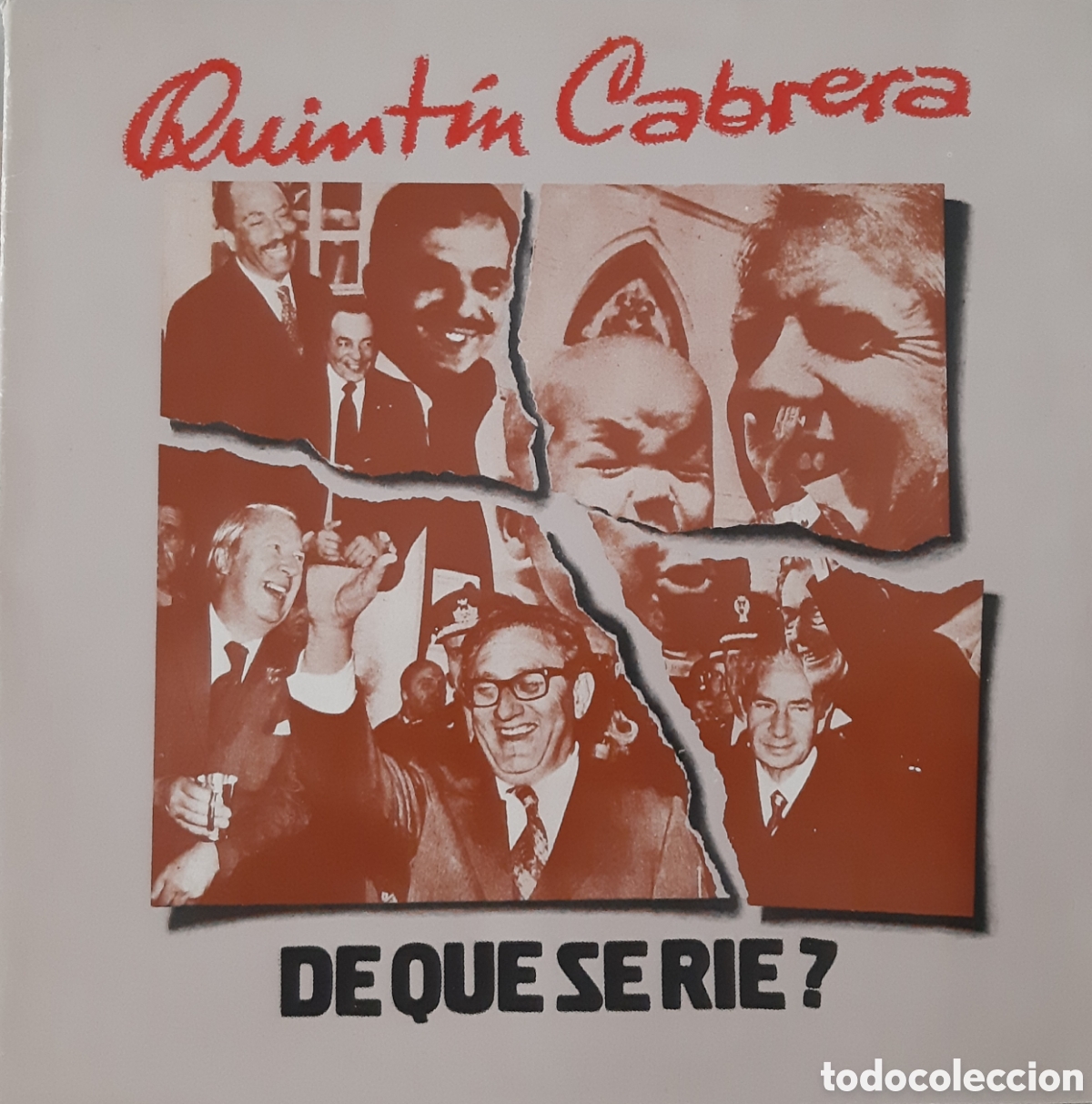 Discos de vinilo: De qu&eacute; se r&iacute;e? LP. Quint&iacute;n Cabrera. - Foto 1