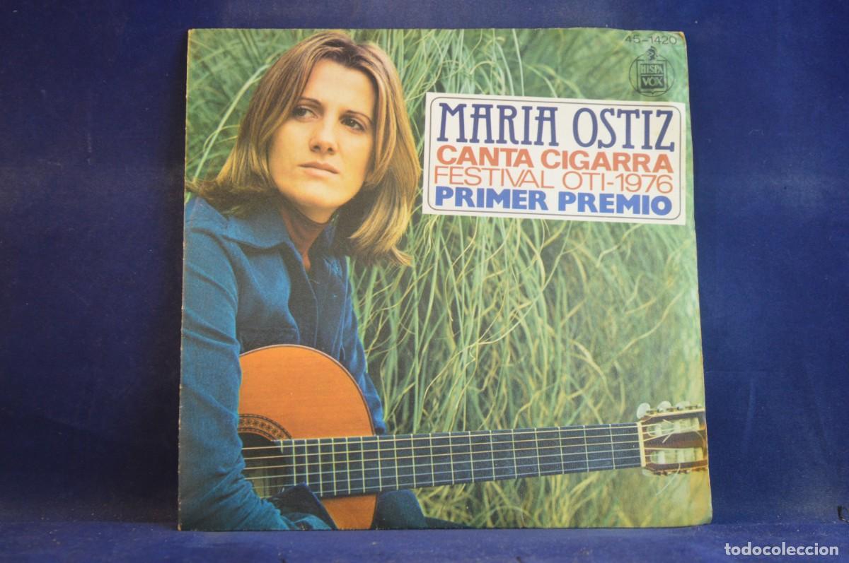 Discos de vinilo: MARIA OSTIZ - CANTA CIGARRA - SINGLE - Foto 1