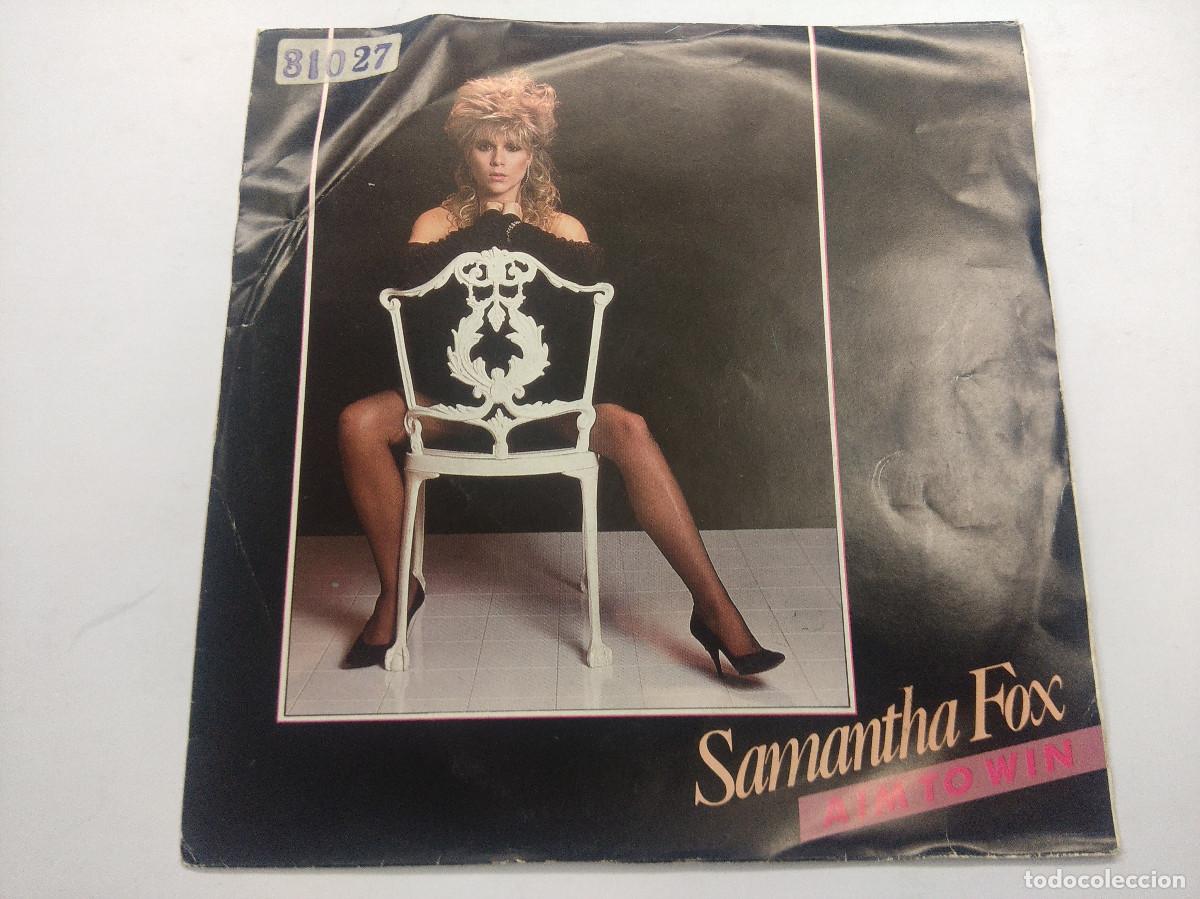 Discos de vinilo: SAMANTHA FOX/AIM TO WIN/SINGLE. - Foto 1